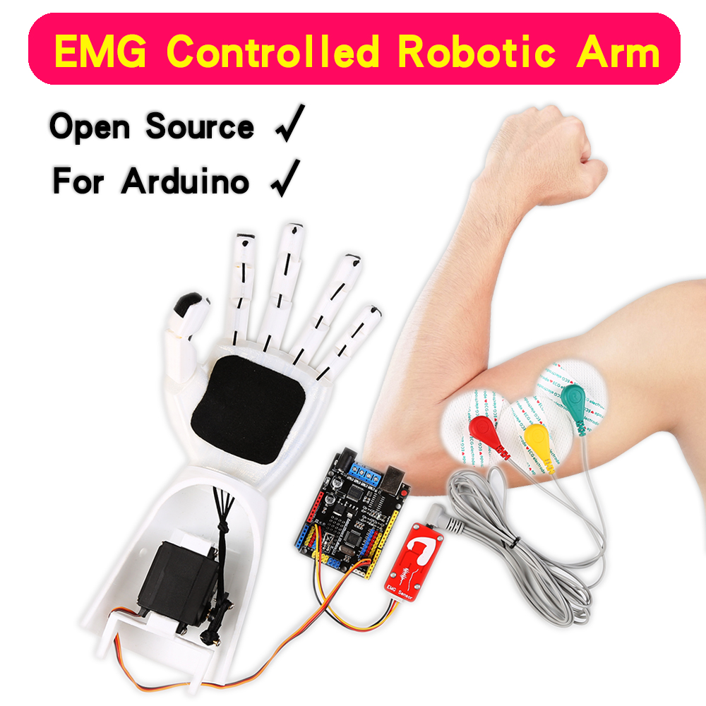 Muscle Sensor Emg - EMG sensörü robotik kol elektrik kas