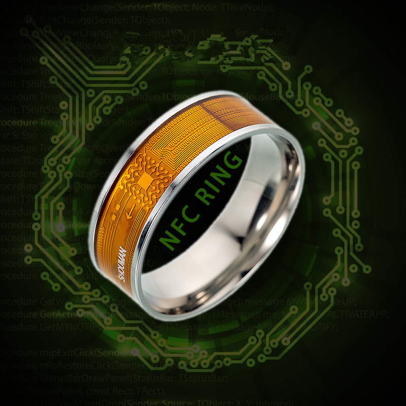 Smart Ring Nfc Pay - Çok fonksiyonlu Unisex paslanmaz çelik NFC
