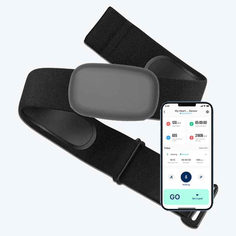 Breath Rate Monitor - FITCENT5.3 Khz göğüs nabız monitörü kayış,