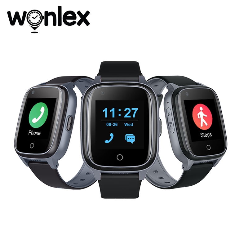Fall Detection Watch - Wonlex KT17S Yaşlılar İçin Düşme Algılama