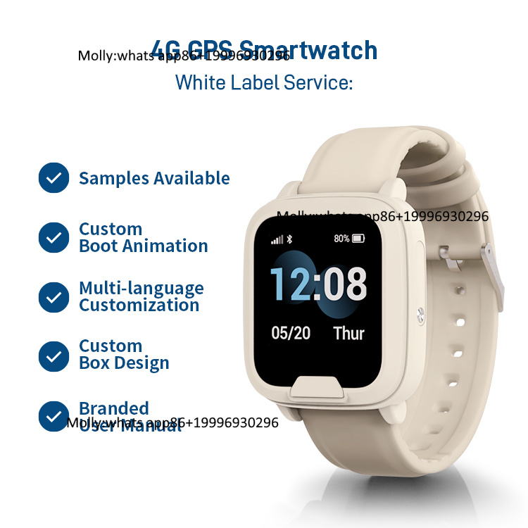 Fall Detection Watch - Yaşlılar için GPS'li, Düşme Algılamalı, Coğrafi