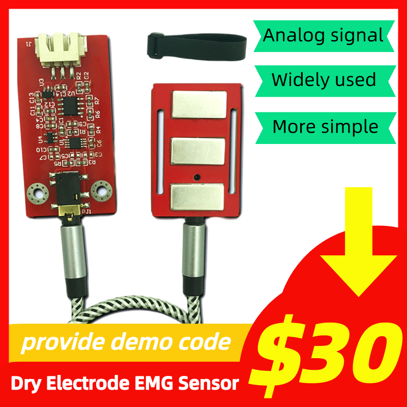 Muscle Sensor Emg - Kuru elektrot EMG sensörü elektrik kas