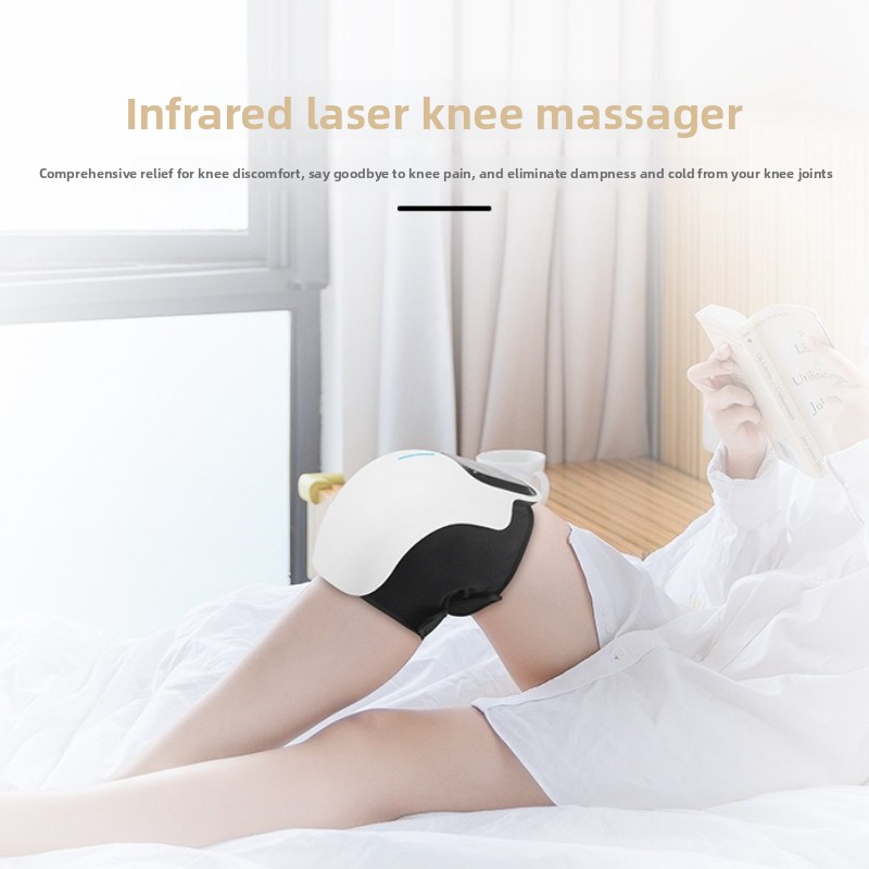 Smart Knee Wrap - Kızılötesi Isıtmalı, Titreşim Terapisi Sargılı, Uzun