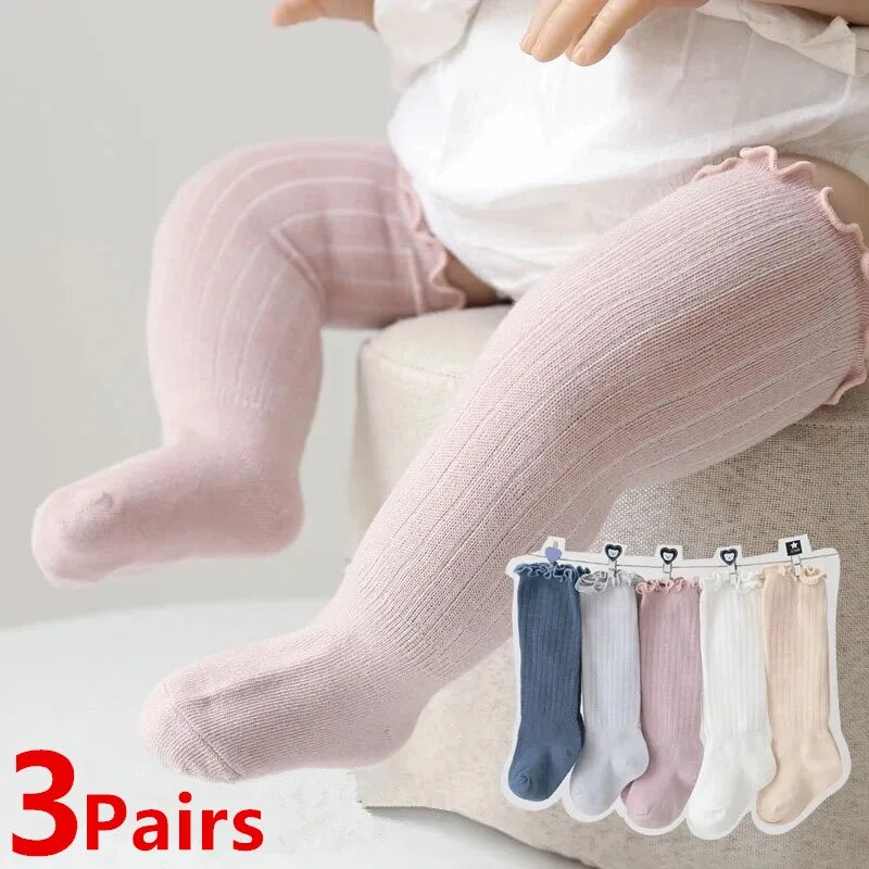 Baby Sock Oximeter - 3 çift/grup Bebek Kız Çorap Dantel
