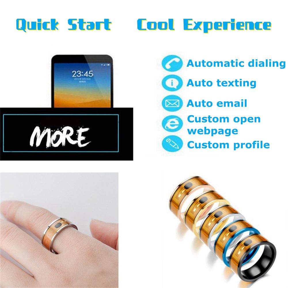 Moda Teknolojisi Çok Fonksiyon - Smart Ring Nfc Pay incelemesi ve fiyatı