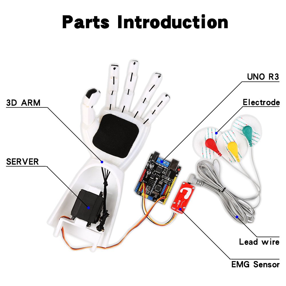 EMG sensörü robotik kol elektr - Muscle Sensor Emg incelemesi ve fiyatı