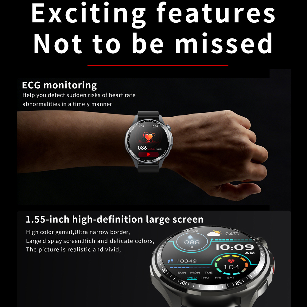 Erkekler Akıllı Saat Ultra HD  - Fall Detection Watch incelemesi ve fiyatı