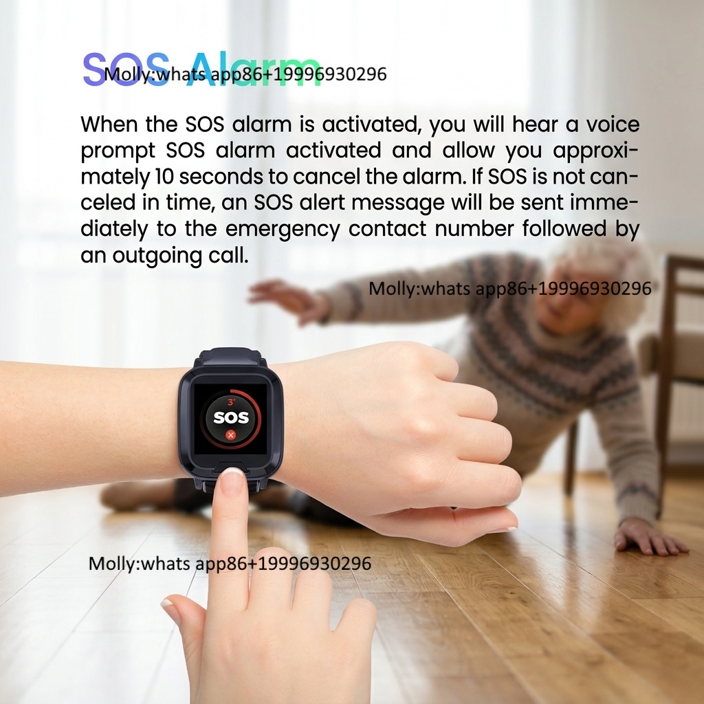 4G GPS İzleme Bilekliği Kalp R - Fall Detection Watch incelemesi ve fiyatı